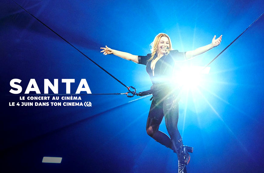 Santa en concert au cinéma le 4 juin 2026